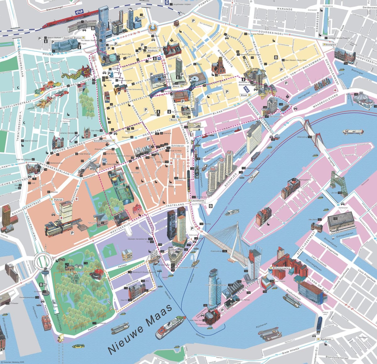 Rotterdam sulla mappa