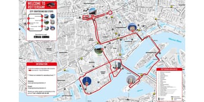 Mappa di Rotterdam bus 