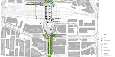 Stazione di Rotterdam la mappa
